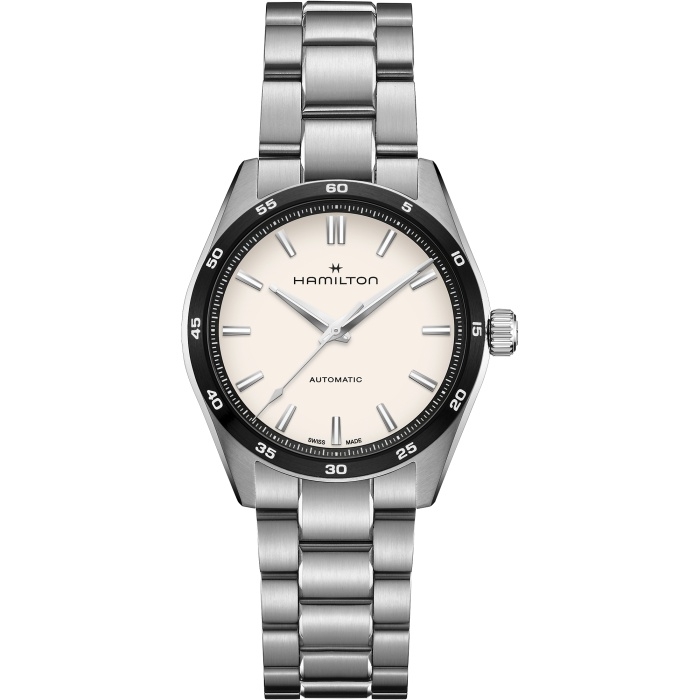 Hamilton H36205110 : Jazzmaster Performer Auto 38 Stainless Steel / White / Bracelet