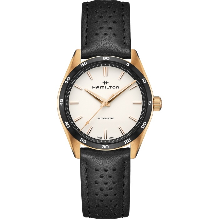 Hamilton H36225770 : Jazzmaster Performer Auto 38 Rose Gold / White