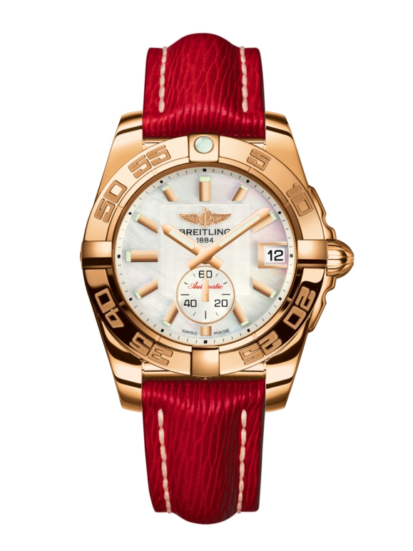 Breitling H3733012.A724.214X : Galactic 36 Automatic Rose Gold / Pearl / Sahara
