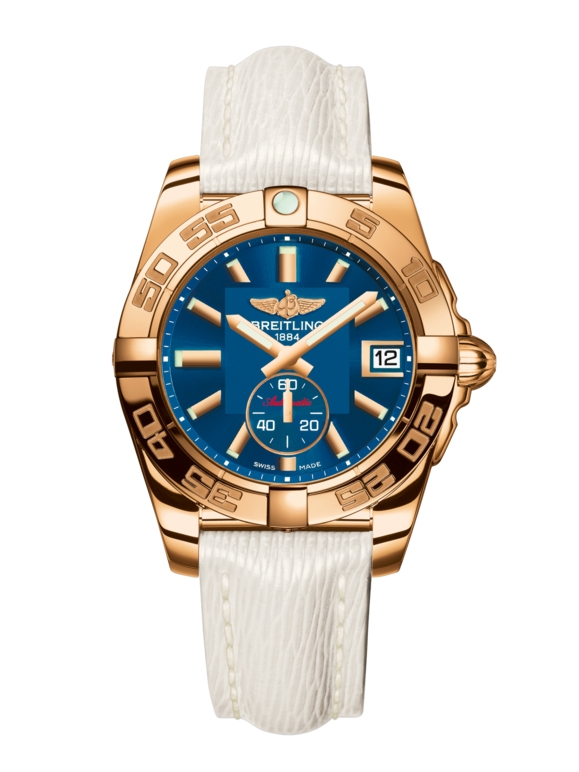 Breitling H3733012.C831.236X : Galactic 36 Automatic Rose Gold / Gun Blue / Sahara