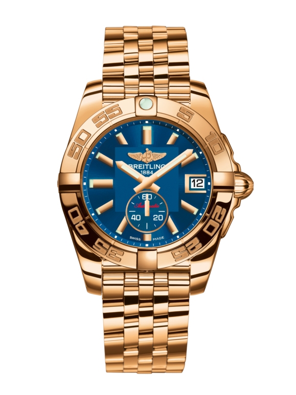Breitling H3733012.C831.376H : Galactic 36 Automatic Rose Gold / Gun Blue / Bracelet