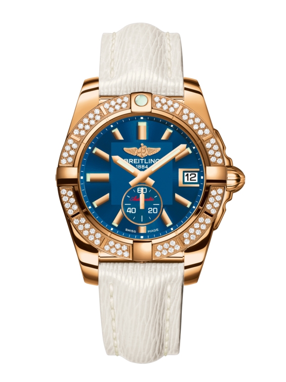 Breitling H3733053.C831.236X : Galactic 36 Automatic Rose Gold / Diamond / Gun Blue / Sahara