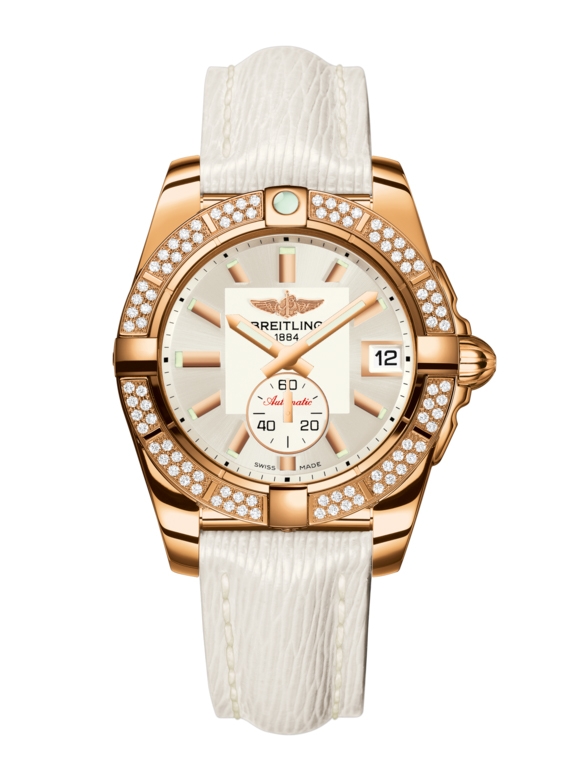 Breitling H3733053.G714.236X : Galactic 36 Automatic Rose Gold / Diamond / Stratus Silver / Sahara