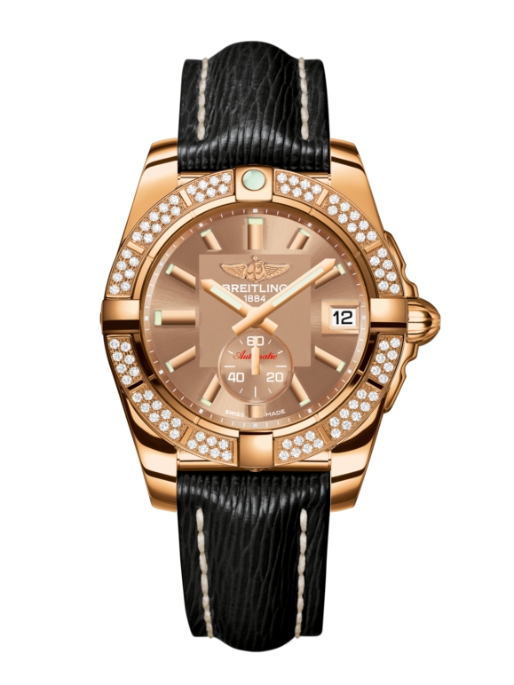 Breitling H3733053.Q584.213X : Galactic 36 Automatic Rose Gold / Diamond / Copperhead Bronze / Sahara
