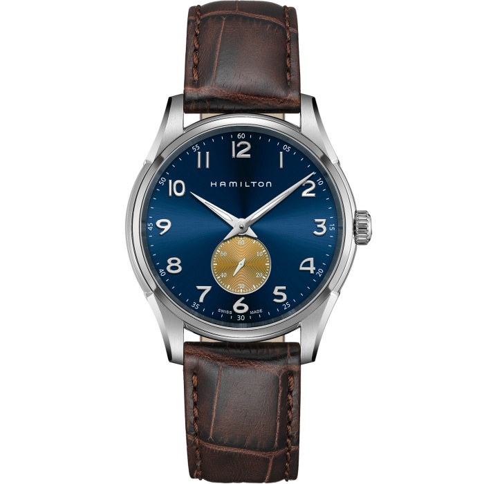 Hamilton H38411540 : Jazzmaster Thinline Small Second Quartz Stainless Steel / Blue