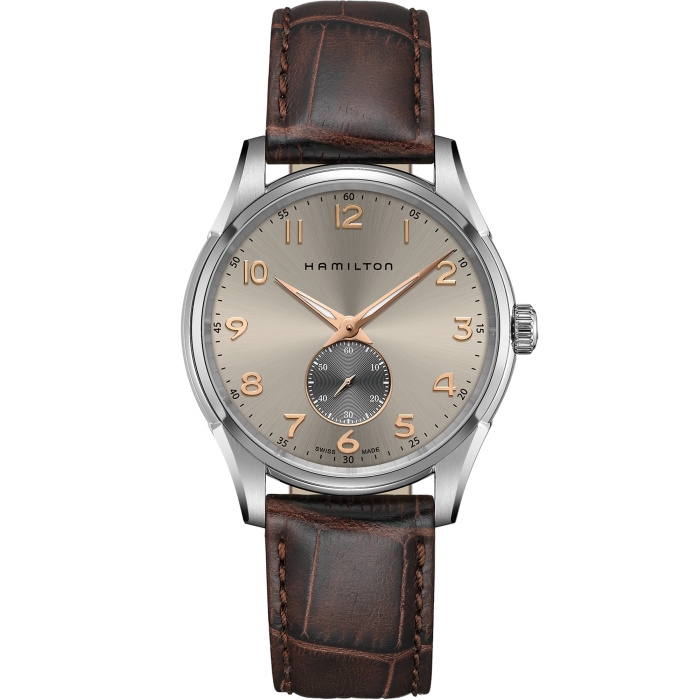 Hamilton H38411580 : Jazzmaster Thinline Small Second Quartz Stainless Steel / Grey