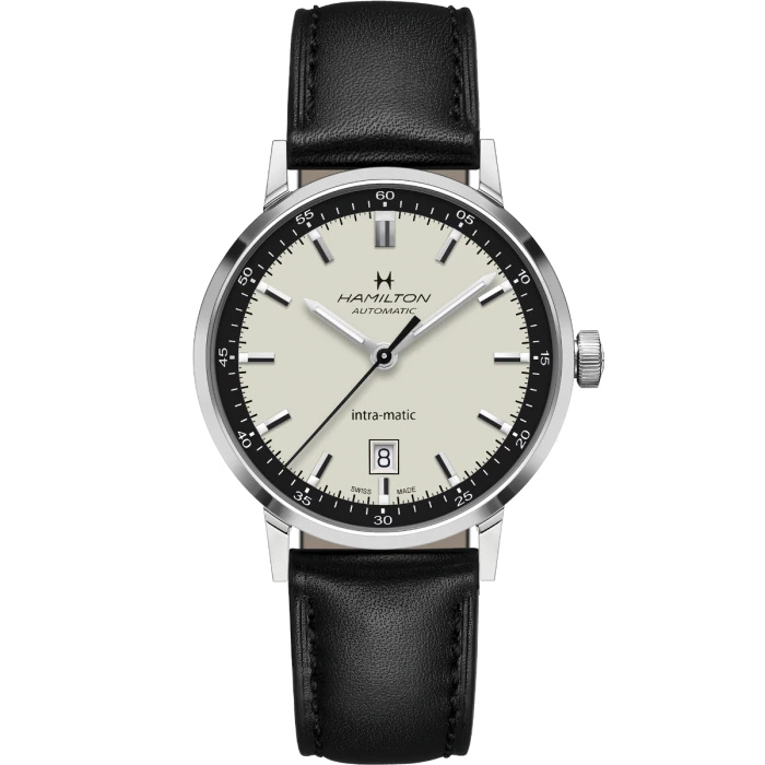 Hamilton H38425720 : Intra-Matic 40 Stainless Steel / Silver