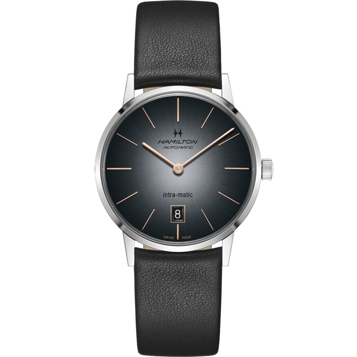 Hamilton H38455781 : Intra-Matic 38 Stainless Steel / Grey