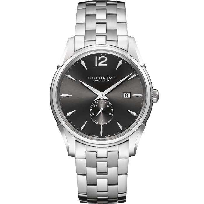 Hamilton H38655185 : Jazzmaster Small Second Auto 43 Stainless Steel / Black / Bracelet