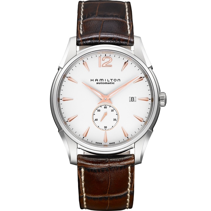 Hamilton H38655515 : Jazzmaster Small Second Auto 43 Stainless Steel / White