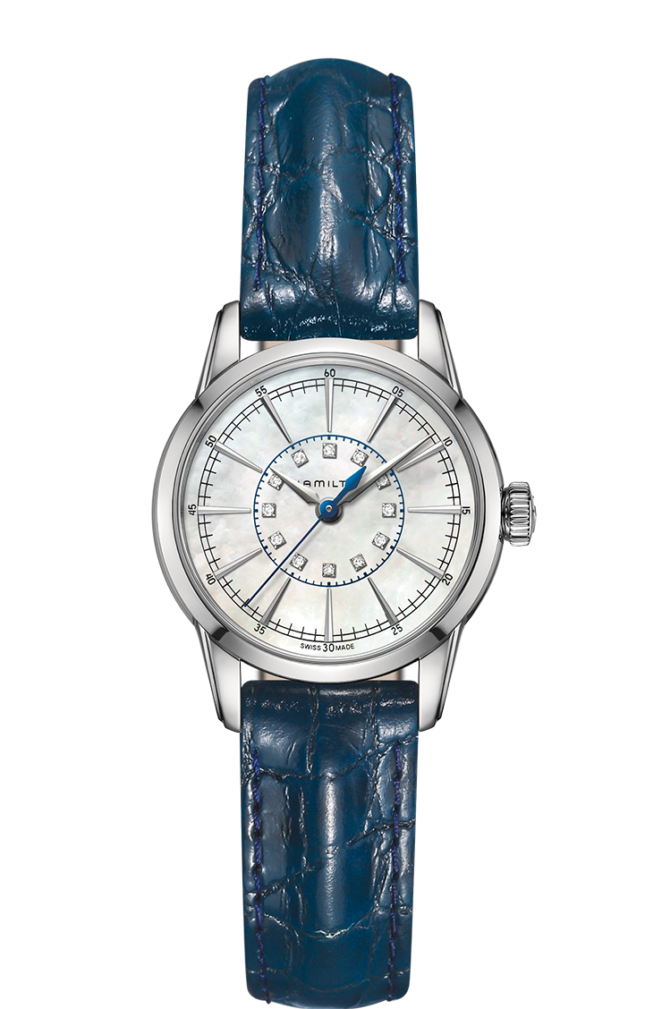 Hamilton H40311691 : Railroad Lady 28 Quartz Stainless Steel / MOP