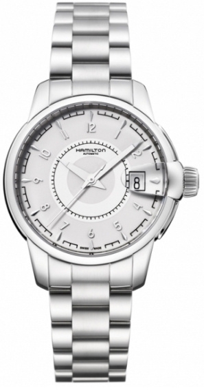 Hamilton H40415115 : Railroad 38 Auto Stainless Steel / Silver / Bracelet