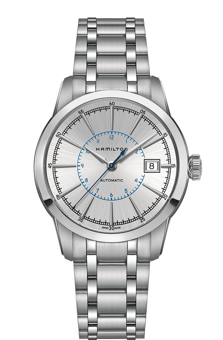 Hamilton H40555181 : Railroad 40 Auto Stainless Steel / Silver / Bracelet