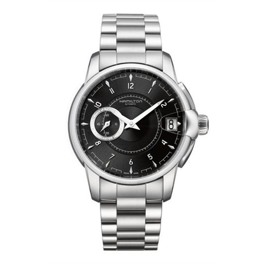 Hamilton H40615135 : Railroad 44 Small Second Auto Stainless Steel / Black / Bracelet