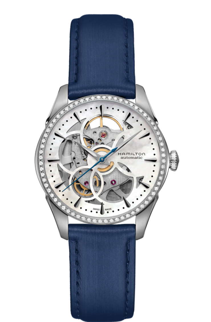 Hamilton H42405991 : Jazzmaster Skeleton Lady Auto 36 Stainless Steel / MOP