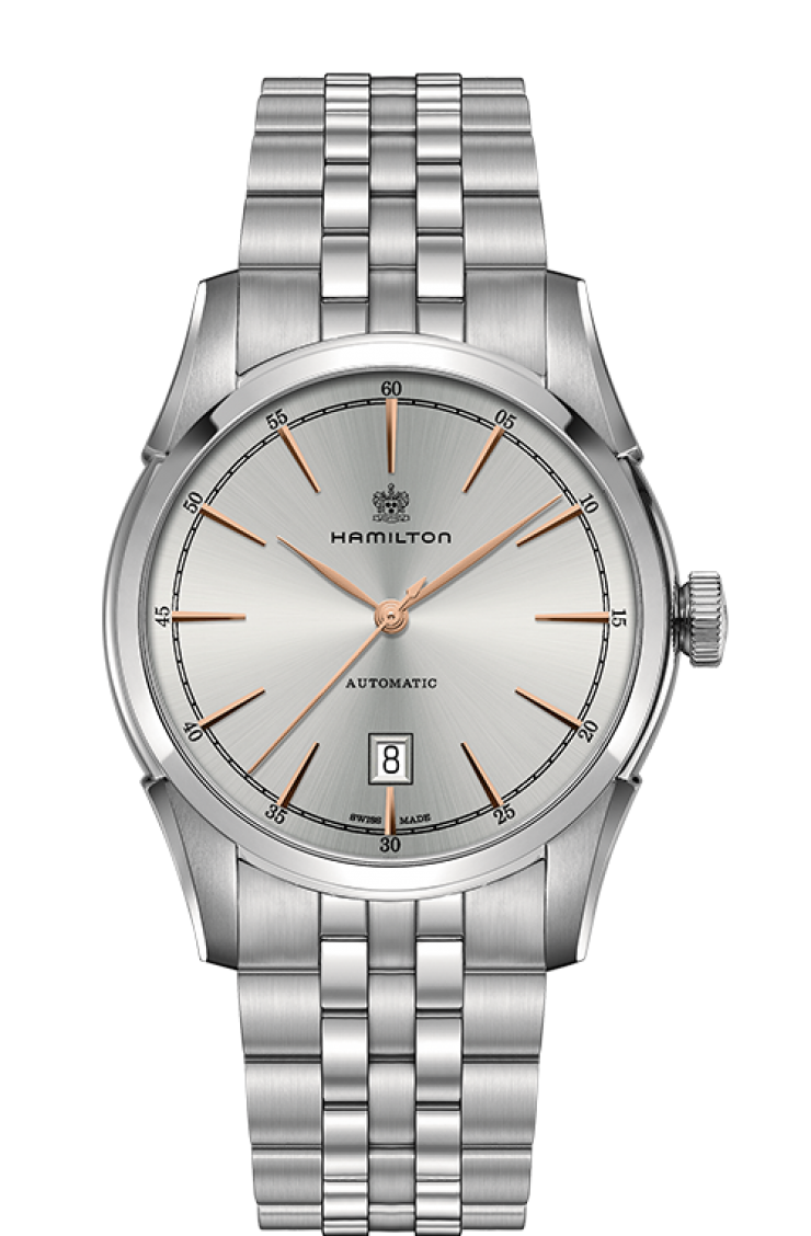Hamilton H42415051 : Spirit Of Liberty Auto 42 Stainless Steel / Silver / Brracelet