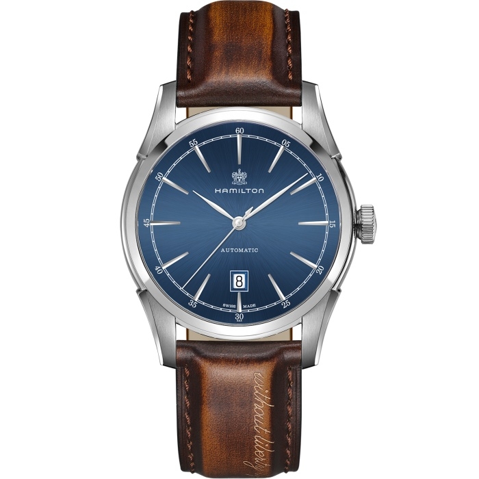Hamilton H42415541 : Spirit of Liberty Auto 42 Stainless Steel / Blue