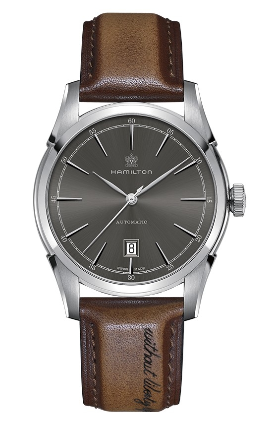 Hamilton H42415591 : Spirit of Liberty Auto 42 Stainless Steel / Grey
