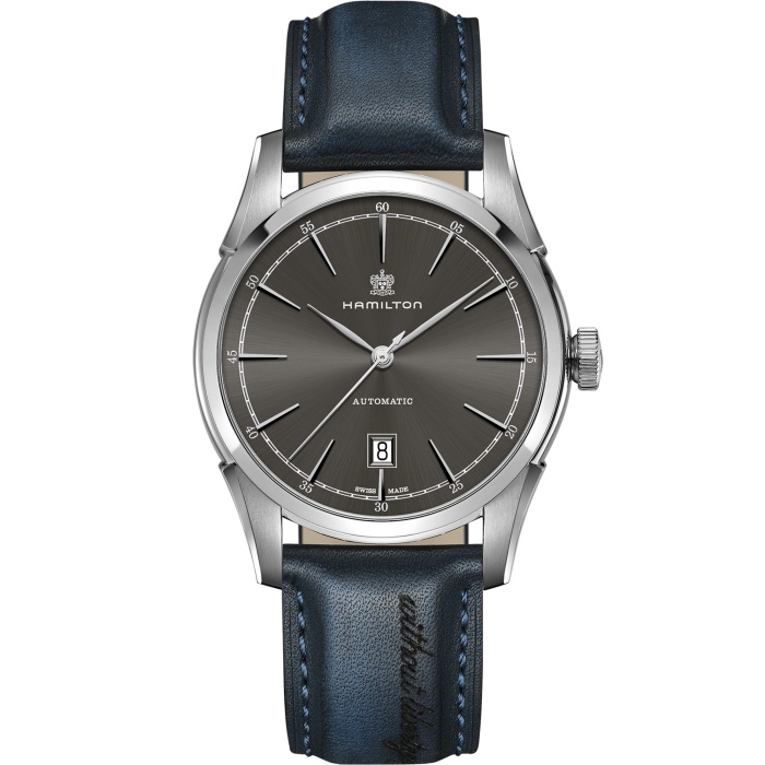 Hamilton H42415691 : Spirit of Liberty Auto 42 Stainless Steel / Grey