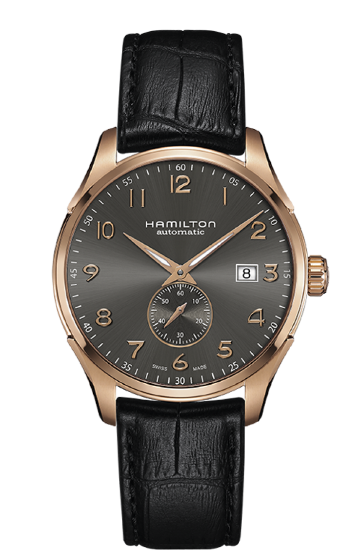 Hamilton H42575783 : Jazzmaster Maestro Small Seconds Pink Gold / Grey