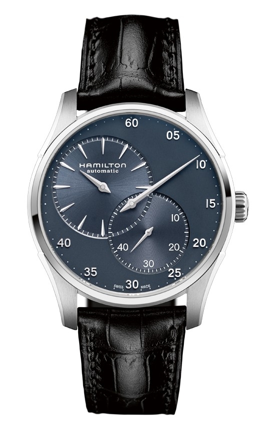 Hamilton H42615743 : Jazzmaster Regulator Stainless Steel / Blue