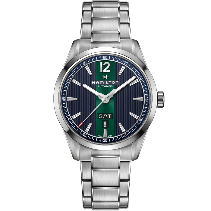 Hamilton H43515141 : Broadway Day Date Automatic Steel / Blue / Bracelet