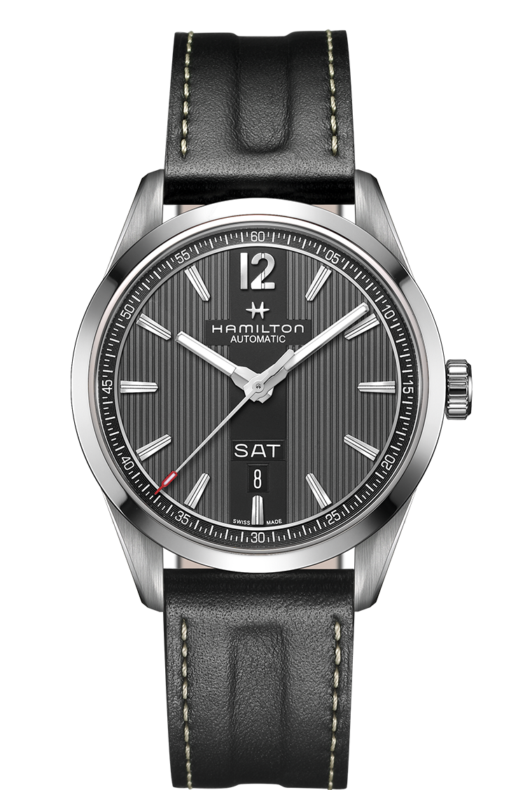 Hamilton H43515735 : Broadway Day Date Automatic Steel / Grey