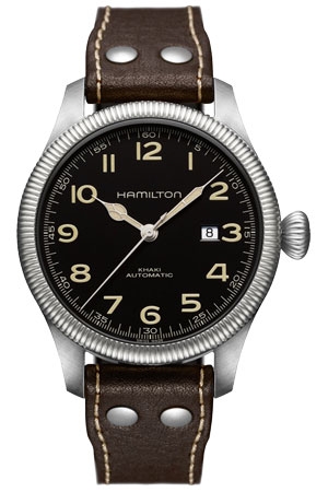 Hamilton H60515533 : Khaki Pioneer Auto Black