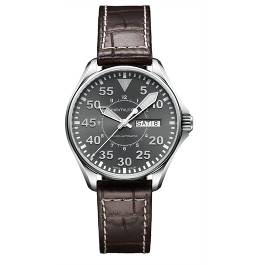 Hamilton H64425585 : Khaki Aviation Pilot Grey
