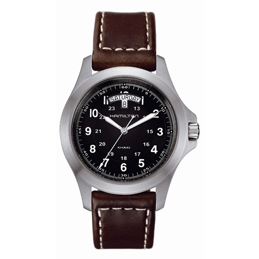 Hamilton H64451533 : Khaki Field King Quartz Stainless Steel / Black