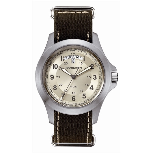 Hamilton H64451823 : Khaki Field King Quartz 40