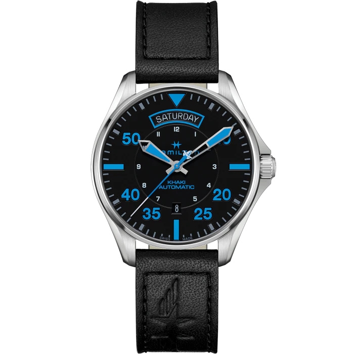 Hamilton H64625731 : Khaki Pilot Day-Date 42 Air Zermatt Auto