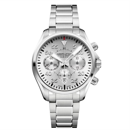 Hamilton H64666155 : Khaki Pilot Auto Chrono