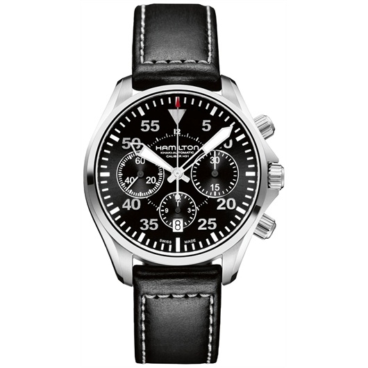 Hamilton H64666735 : Khaki Pilot Auto Chrono