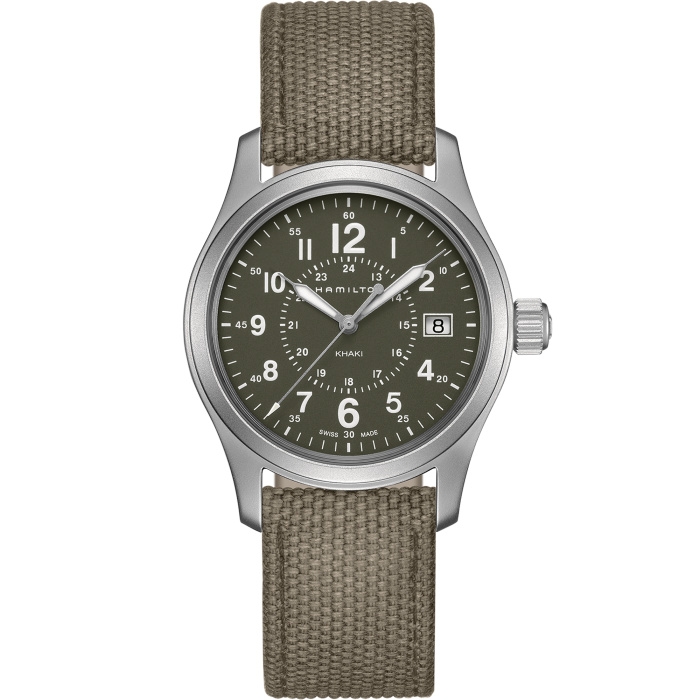 Hamilton H68201963 : Khaki Field Quartz 38 Stainless Steel / Green