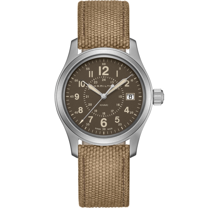 Hamilton H68201993 : Khaki Field Quartz 38 Stainless Steel / Brown