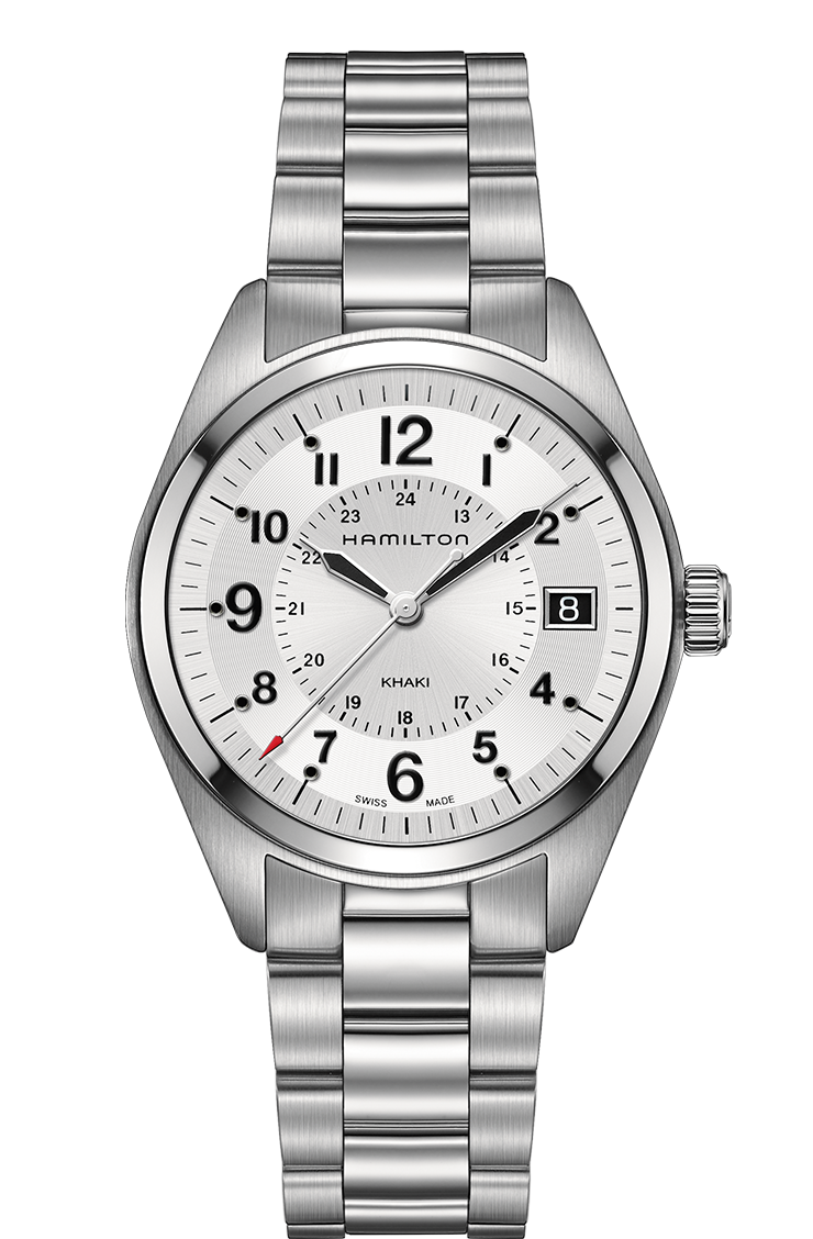 Hamilton H68551153 : Khaki Field Quartz Steel / Silver / Bracelet