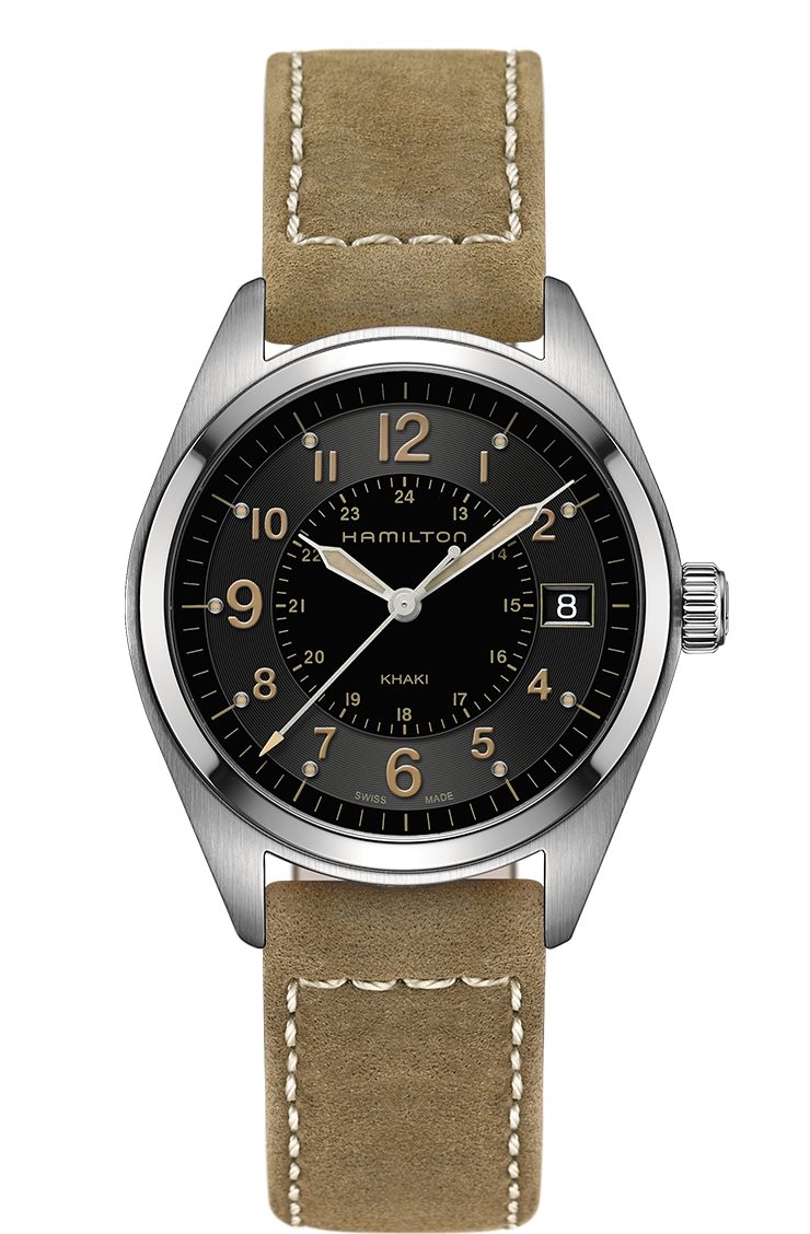 Hamilton H68551833 : Khaki Field Quartz Vintage / Black