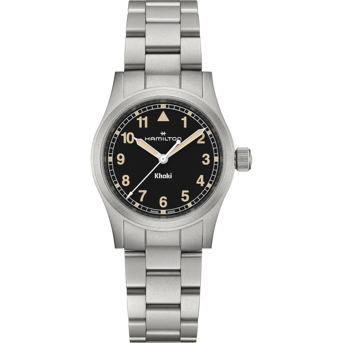 Hamilton H69301131 : Khaki Field Quartz 33 Stainless Steel / Black / Bracelet