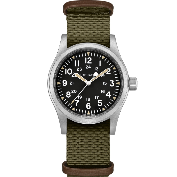 Hamilton H69439931 : Khaki Field Mechanical 38 Black