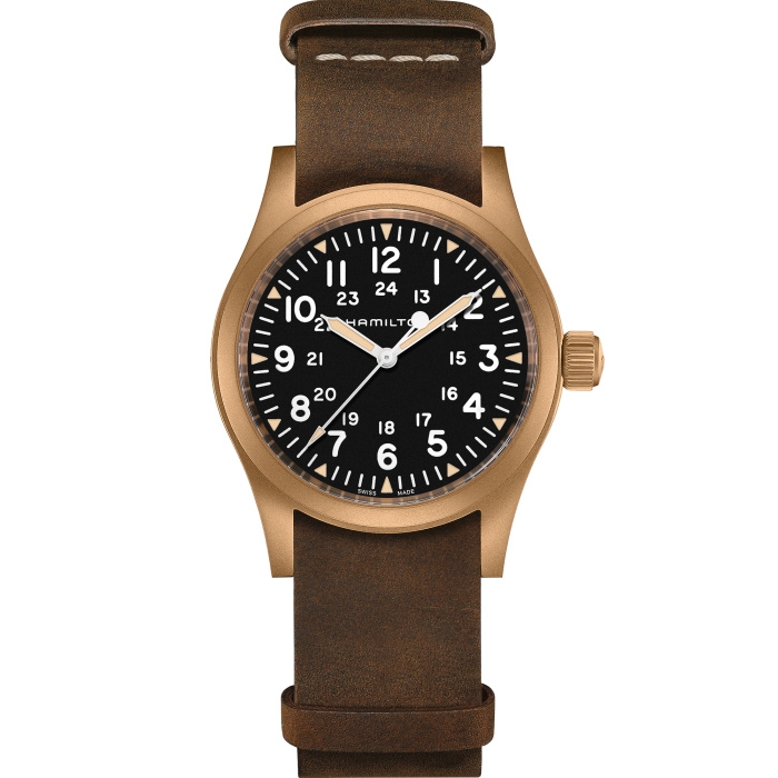 Hamilton H69459530 : Khaki Field Mechanical 38 Bronze