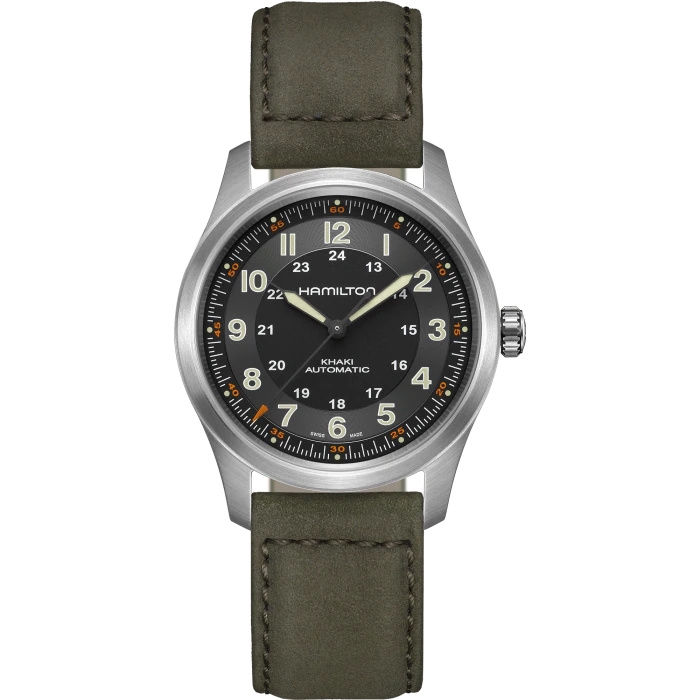 Hamilton H70205830 : Khaki Field Titanium Auto 38 / Black