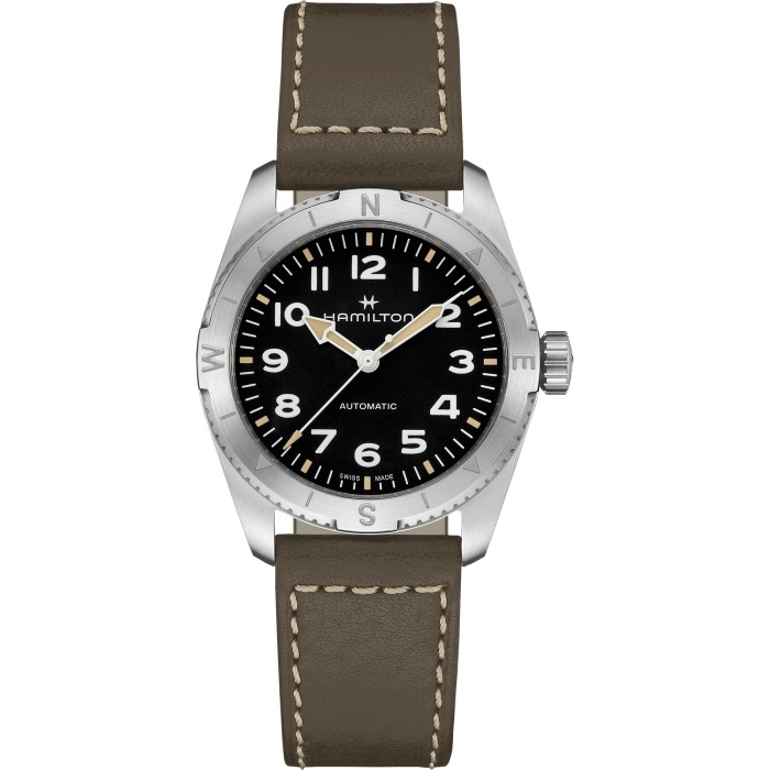 Hamilton H70225830 : Khaki Field Expedition 37 Stainless Steel / Black