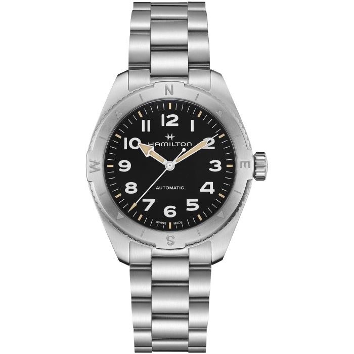 Hamilton H70315130 : Khaki Field Expedition 41 Stainless Steel / Black / Bracelet