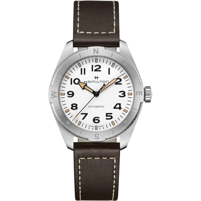 Hamilton H70315510 : Khaki Field Expedition 41 Stainless Steel / White