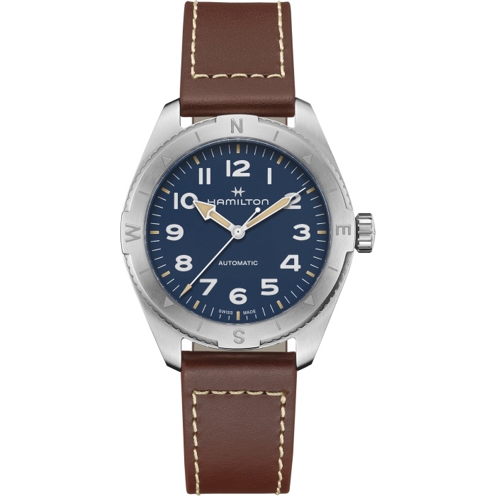 Hamilton H70315540 : Khaki Field Expedition 41 Stainless Steel / Blue
