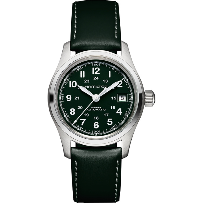Hamilton H70455863 : Khaki Field Automatic 38 Stainless Steel / Black