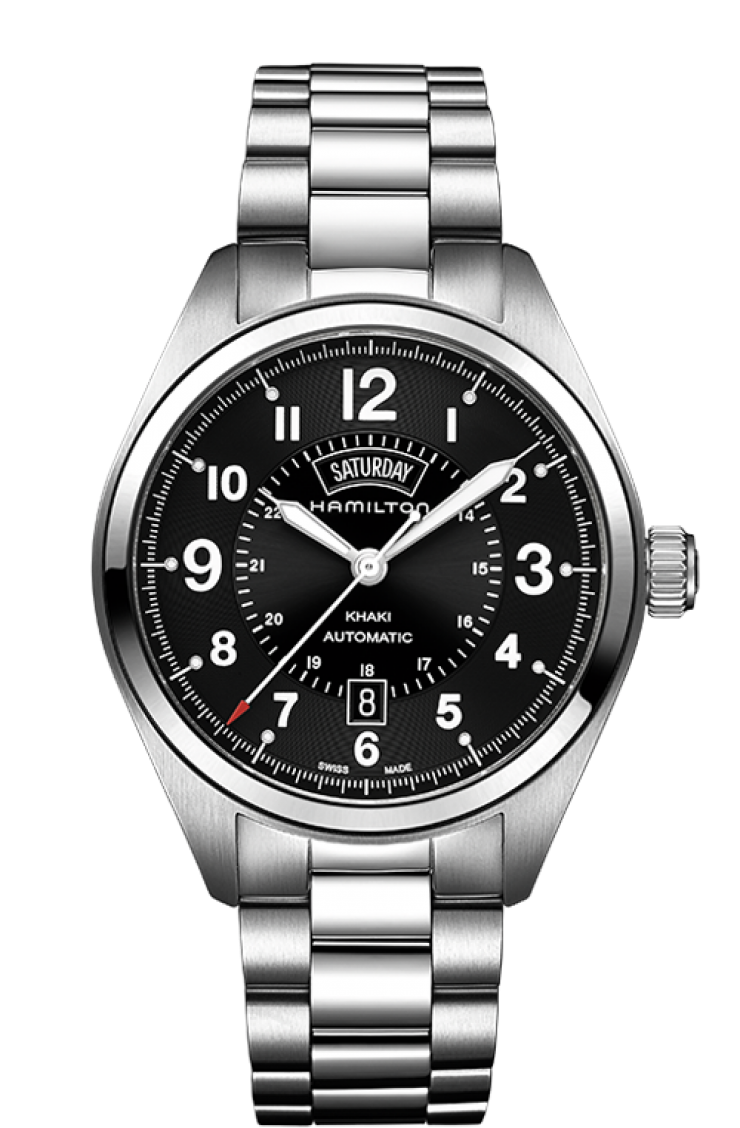 Hamilton H70505133 : Khaki Field Day Date Automatic