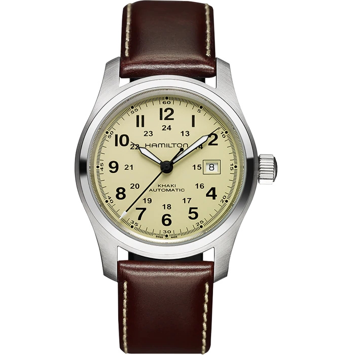 Hamilton H70555523 : Khaki Field Automatic Stainless Steel / Beige