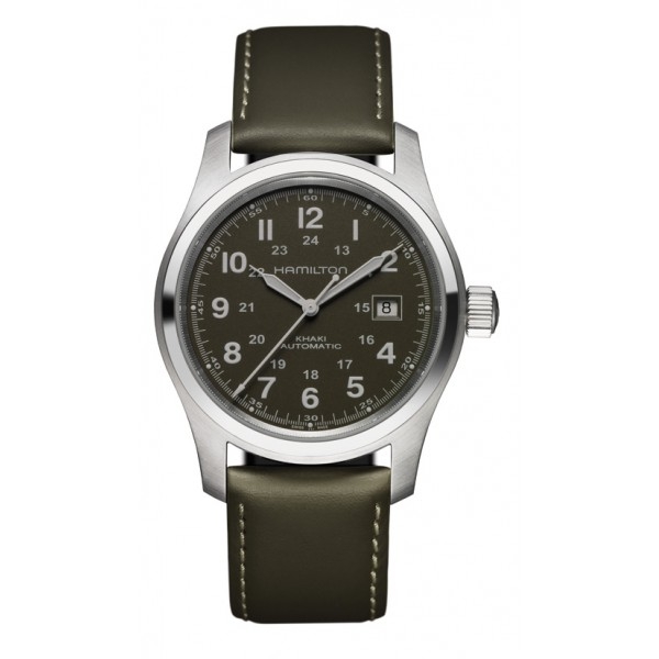 Hamilton H70555863 : Khaki Field Automatic Stainless Steel / Green